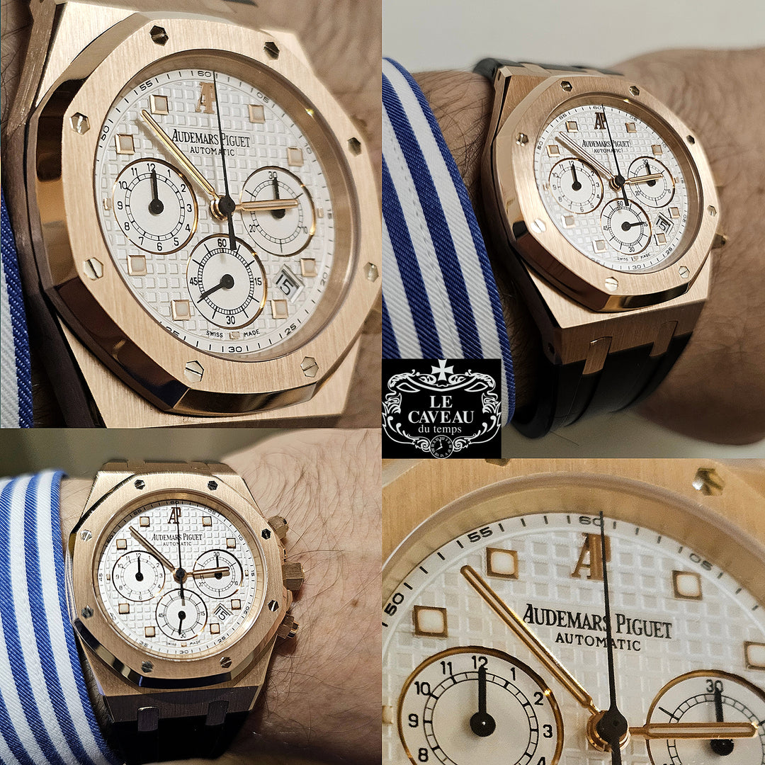 Royal Oak 26022OR oro rosa\caucciù scatola originale ed expertise su richiesta