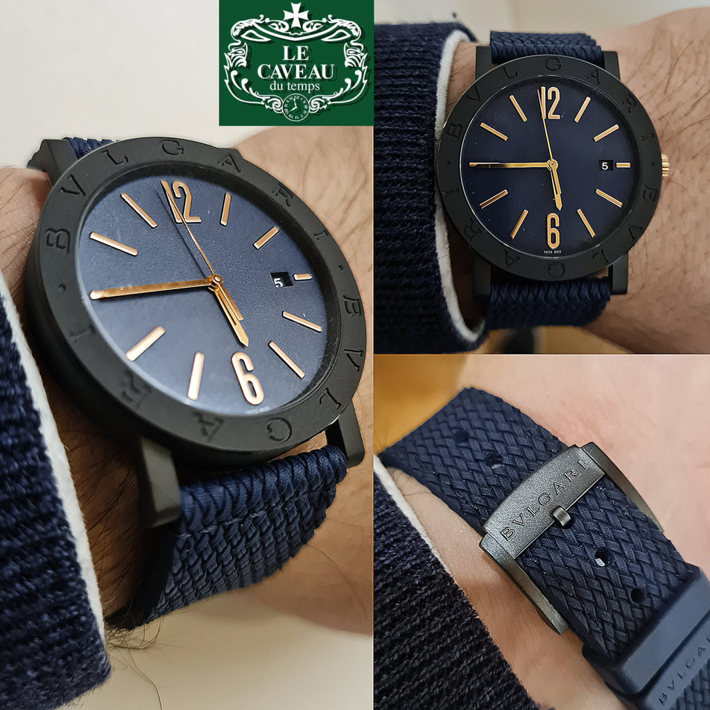 Cinturino bulgari carbongold deals